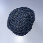 Vintage Handmade grey beanie cap