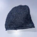 Vintage Handmade grey beanie cap