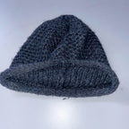 Vintage Handmade grey beanie cap