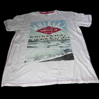 Vintage Walkiki summer surf & supply graphics mens white medium tees