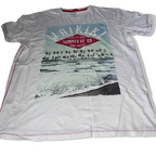 Vintage Walkiki summer surf & supply graphics mens white medium tees