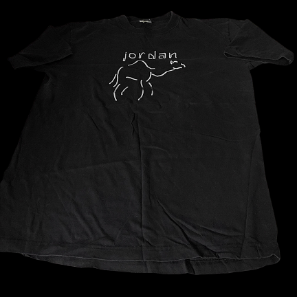 Vintage Black Jordan Graphics Men's Large Tees