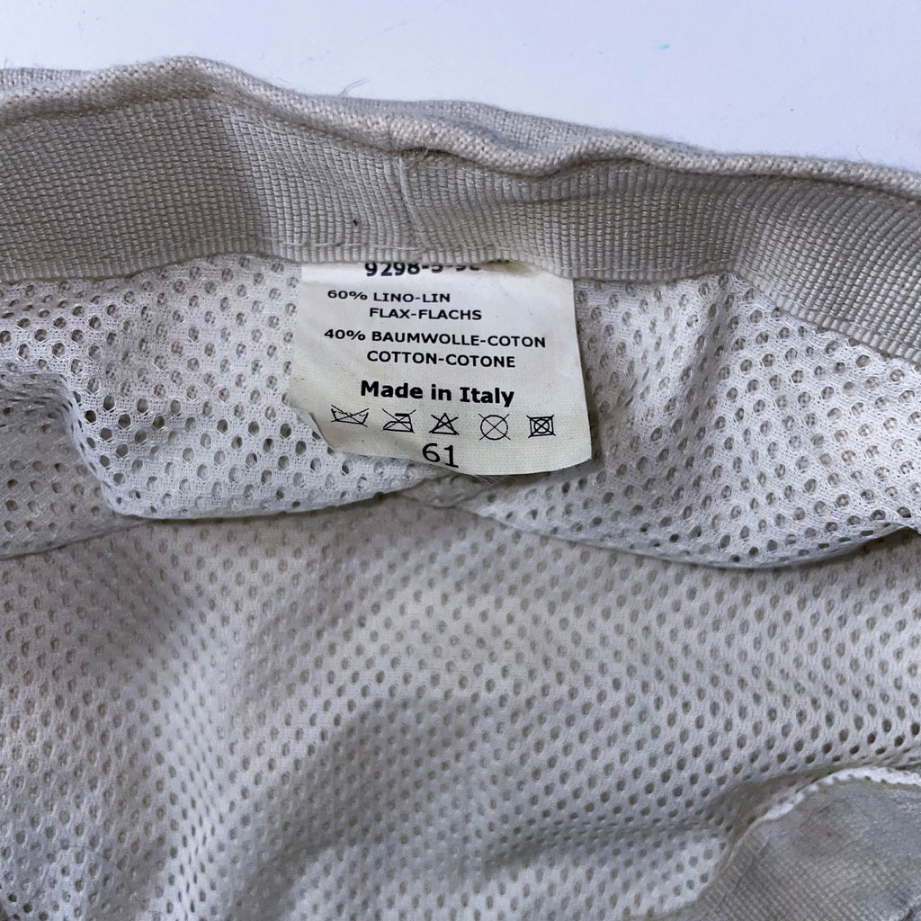 Vintage cream tweed newsboy cap