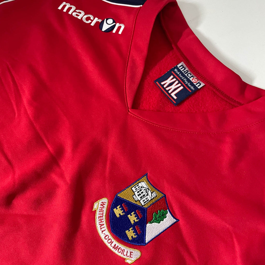 Vintage Macron whitehall colmcille red mens crew neck sweatshirt XXL