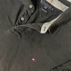 Vintage 90's Tommy Hilfiger black XXXL polo shirt | L 30 W 24| Black| SKU 3711