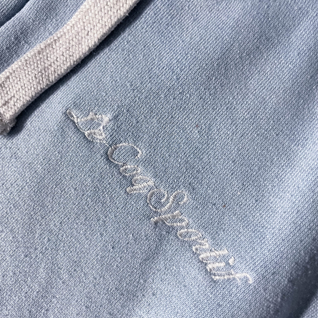 Vintage Le Coq Sportif blue full zip medium hoodie