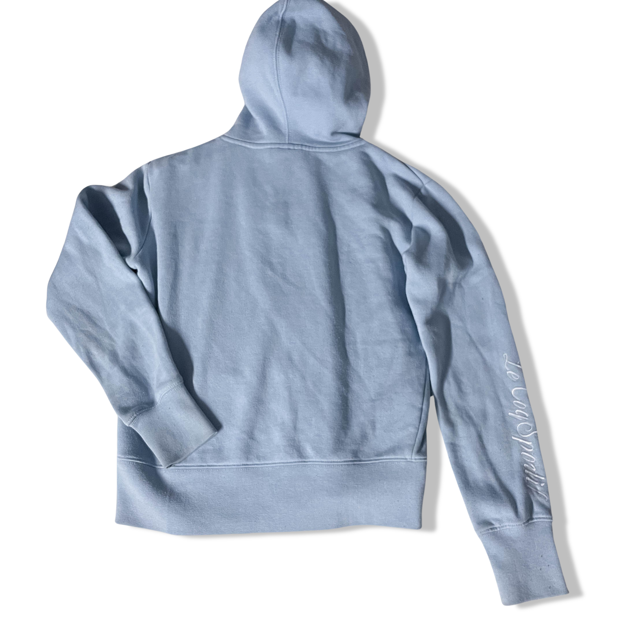 Vintage Le Coq Sportif blue full zip medium hoodie