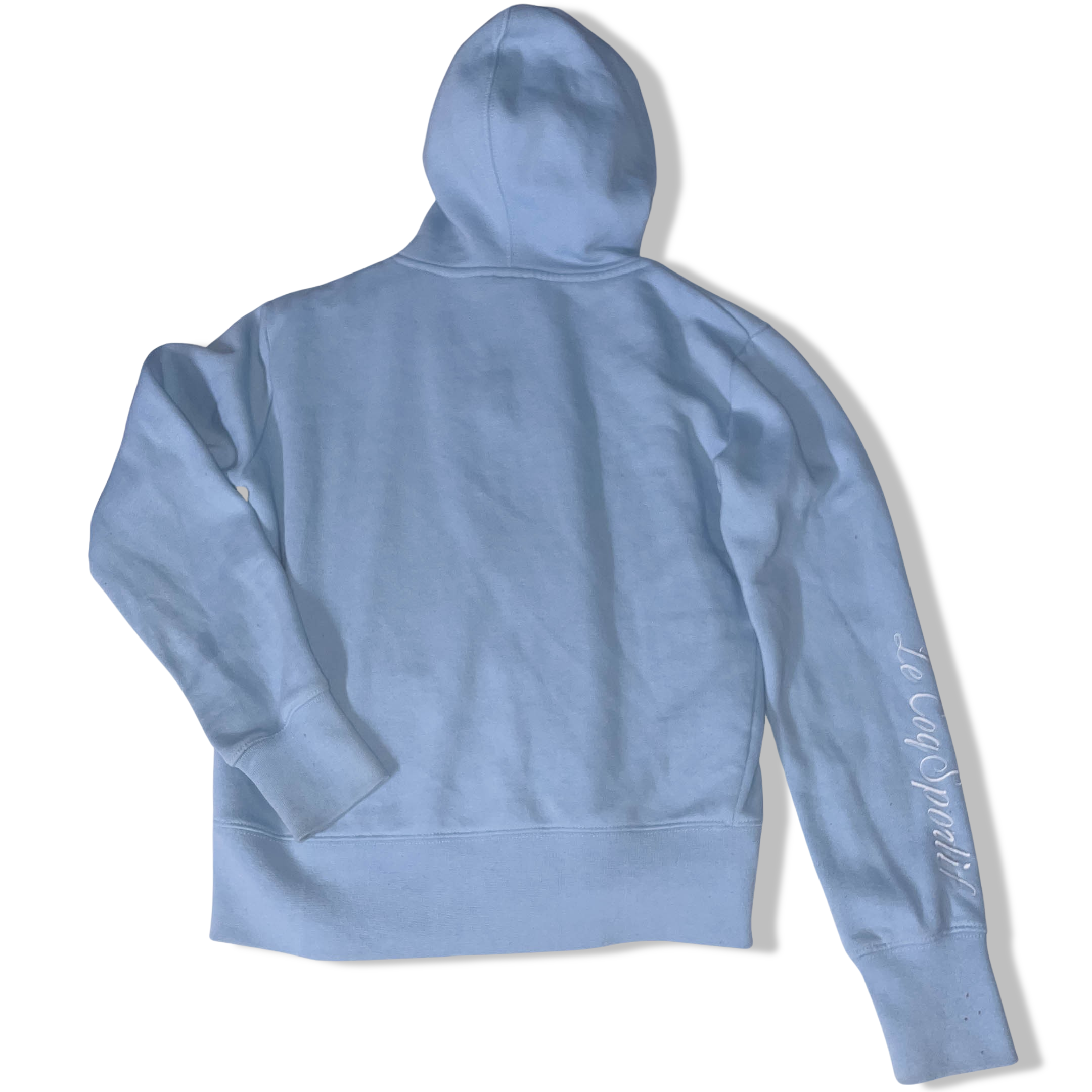 Vintage Le Coq Sportif blue full zip medium hoodie