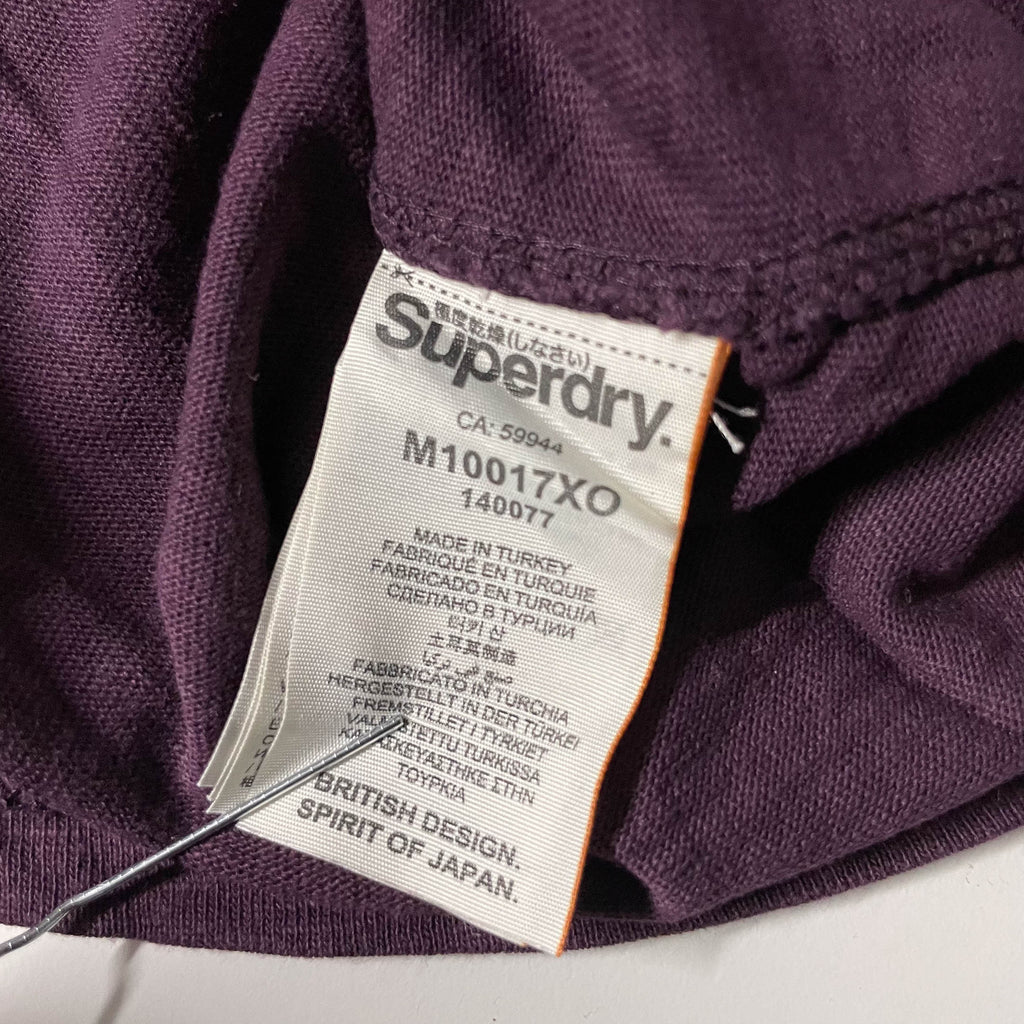 Vintage Superdry original graphics medium brown tees