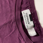 Vintage Topman medium wine regular fit short sleeve tees