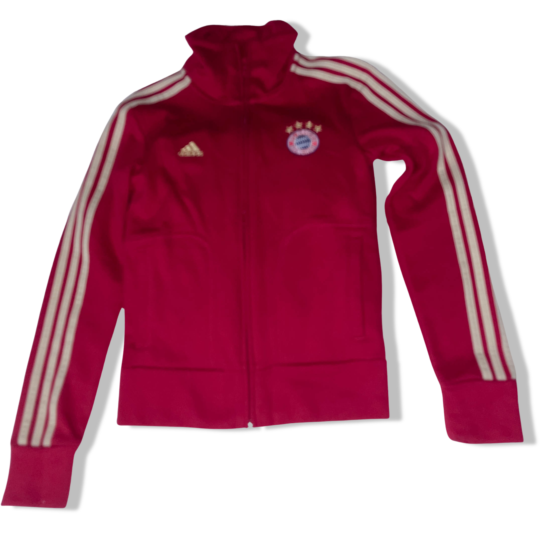 Vintage Red Adidas Original bayern Muchen womens XS Football Jacket