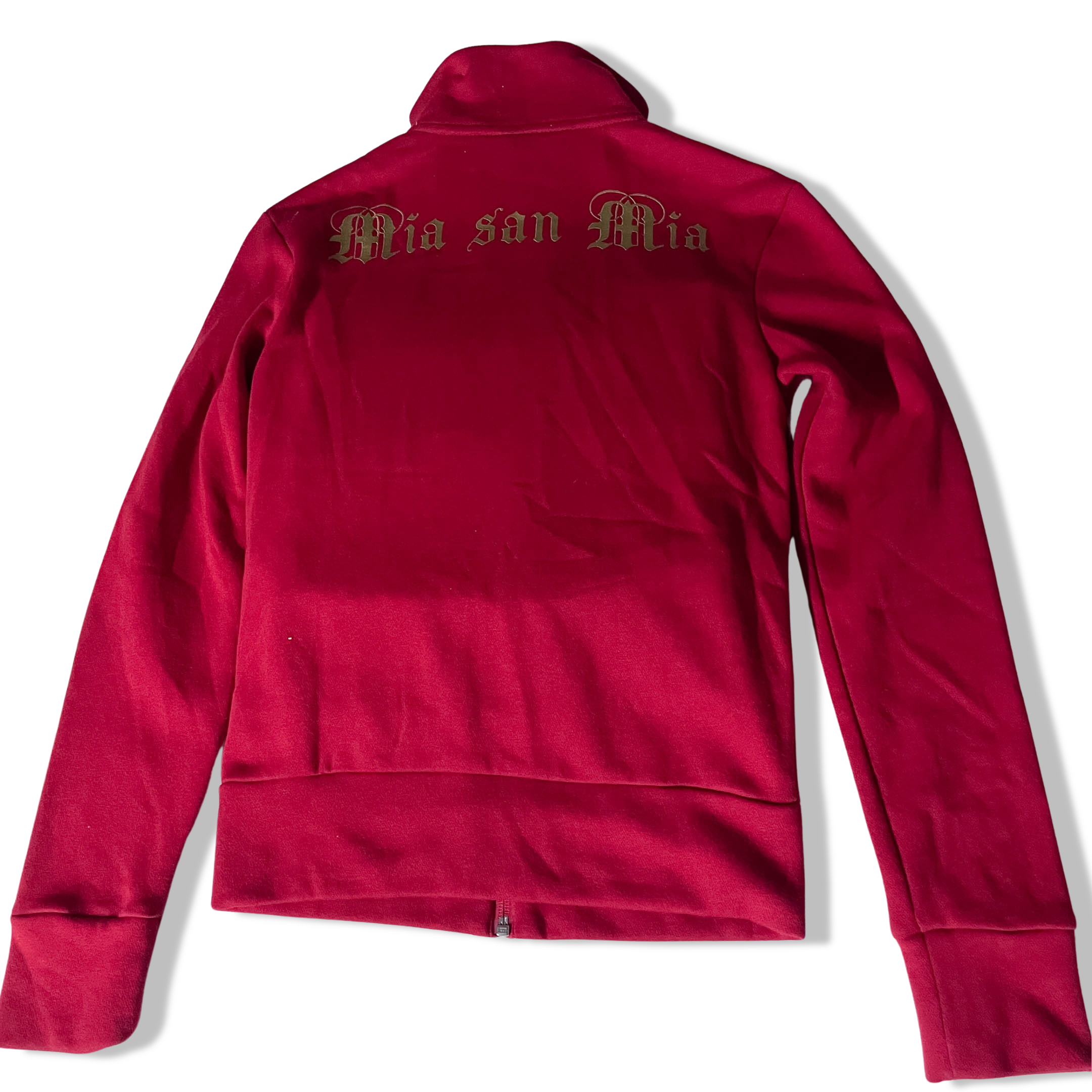 Vintage Red Adidas Original bayern Muchen womens XS Football Jacket