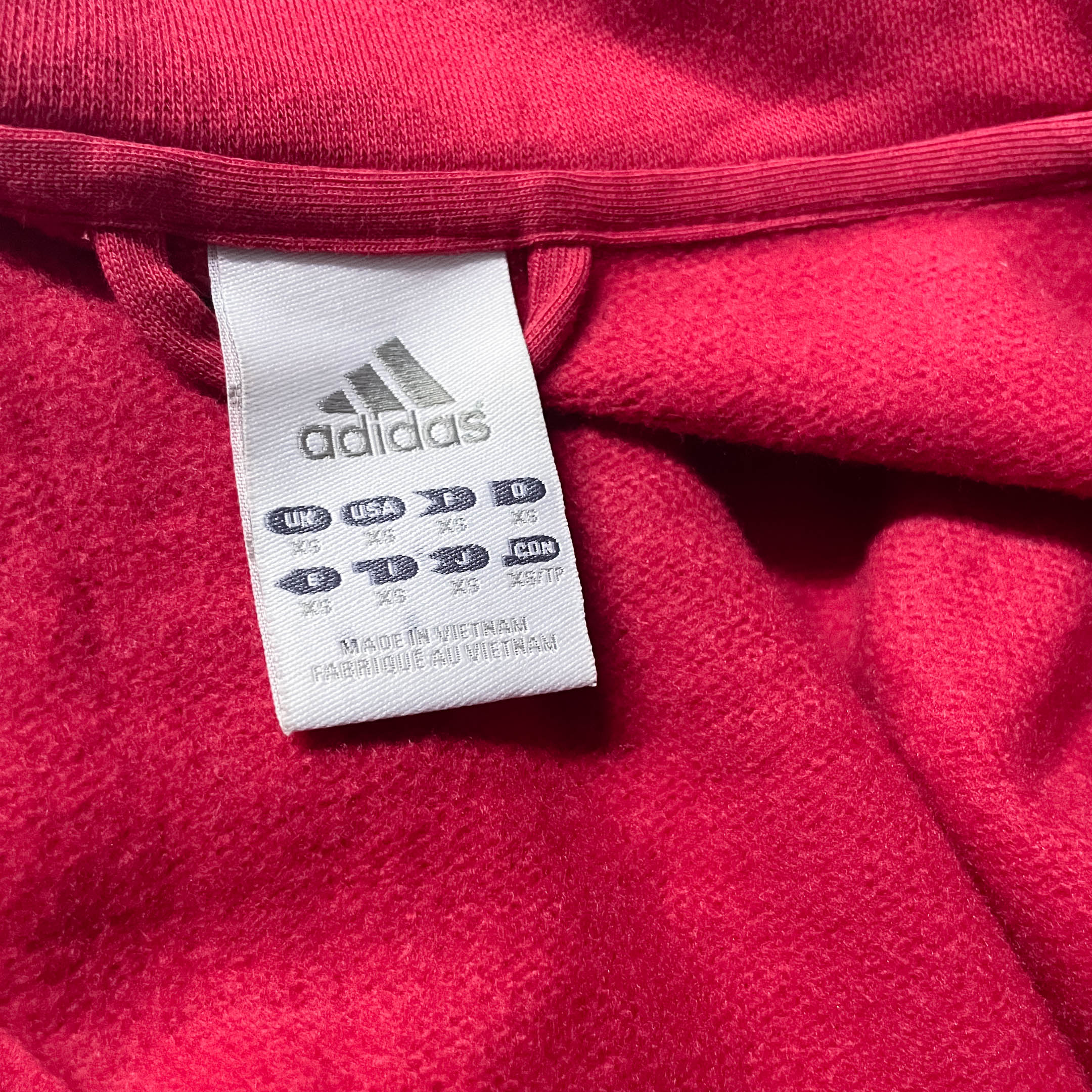 Vintage Red Adidas Original bayern Muchen womens XS Football Jacket