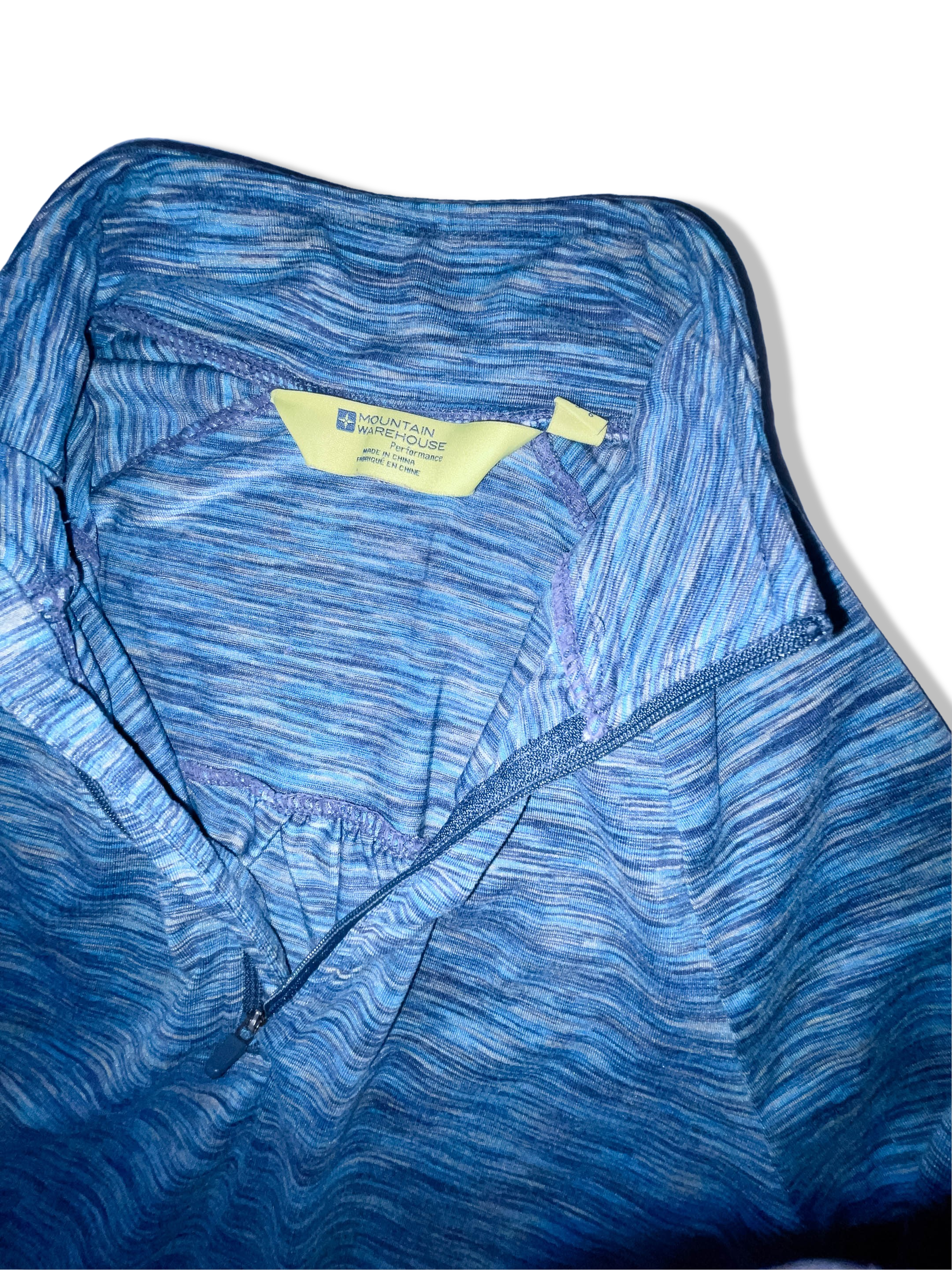 Vintage Mountain warehouse core active 1/ 4 zip up green medium long sleeve sweatshirt