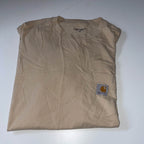 Vintage Carhatt cream mens custom fit medium tees