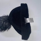 Vintage Seeberger black beanie hat