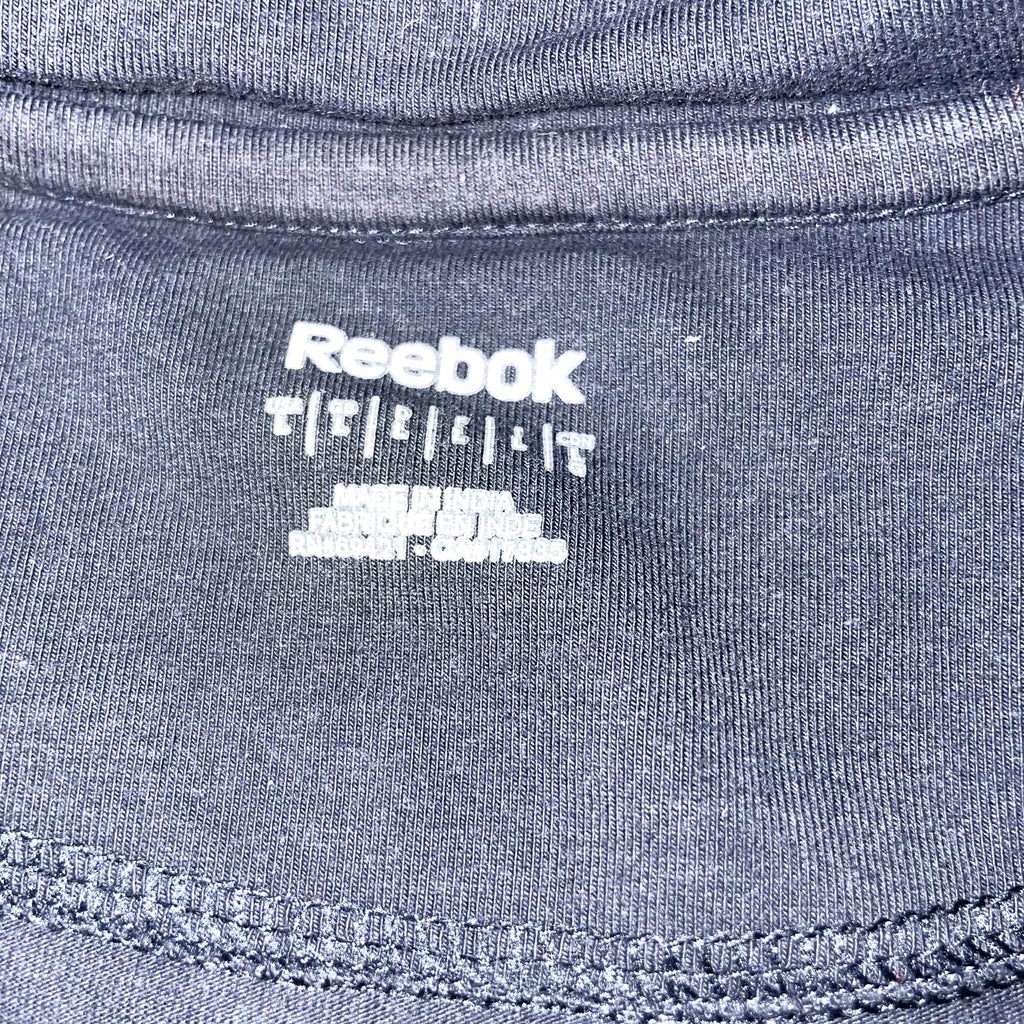 Vintage Black reebok full zip up mens large jacket