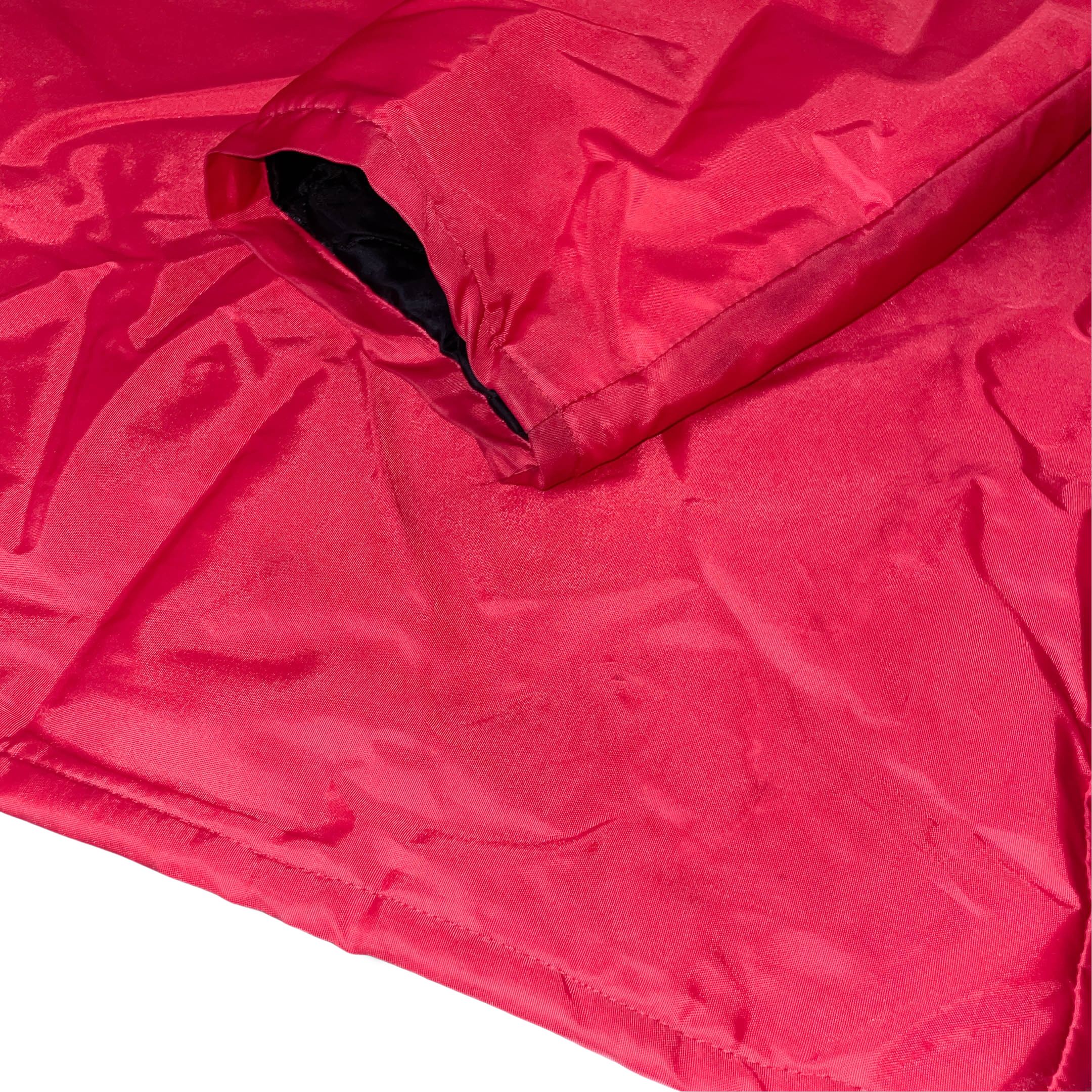 Vintage Red Insulated Padded Long Sleeve Winter Coat Jacket.