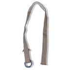 Vintage cream women's elastic military belt