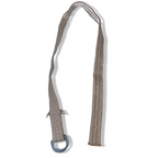 Vintage cream women's elastic military belt