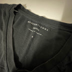 Vintage Black Selected Hommes V-neck small plain tees