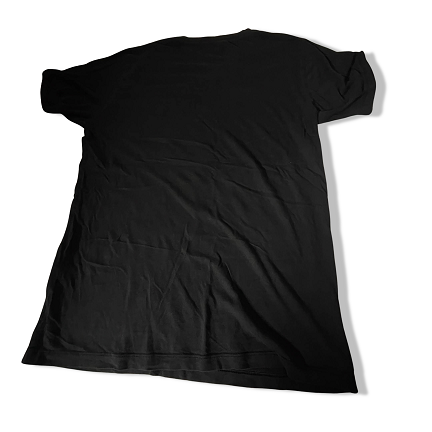 Vintage Black Selected Hommes V-neck small plain tees