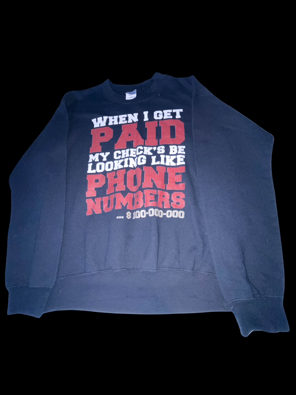 Vintage Gildan heavy blend graphics black large sweatshirt