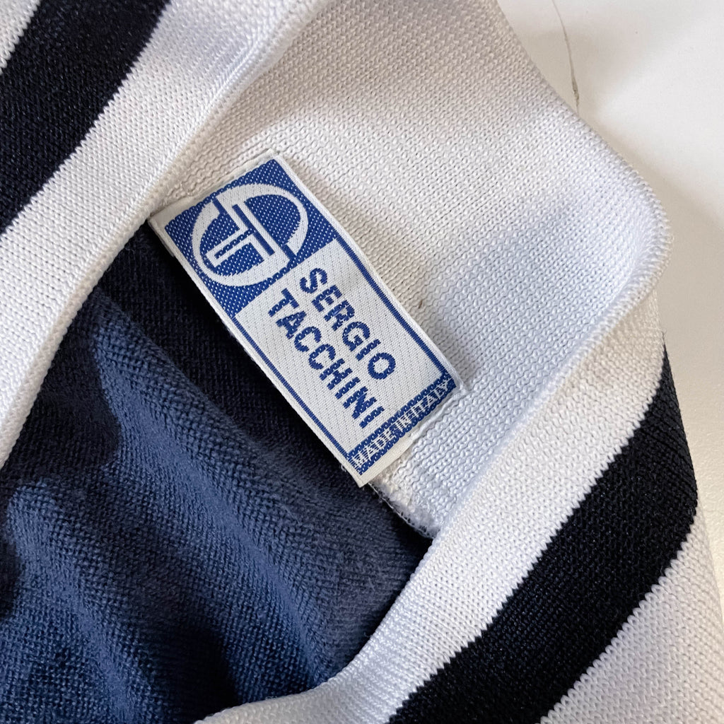 Vintage Sergio Tacchini navy sleeveless full zip unisex Italia jacket | M | 3638