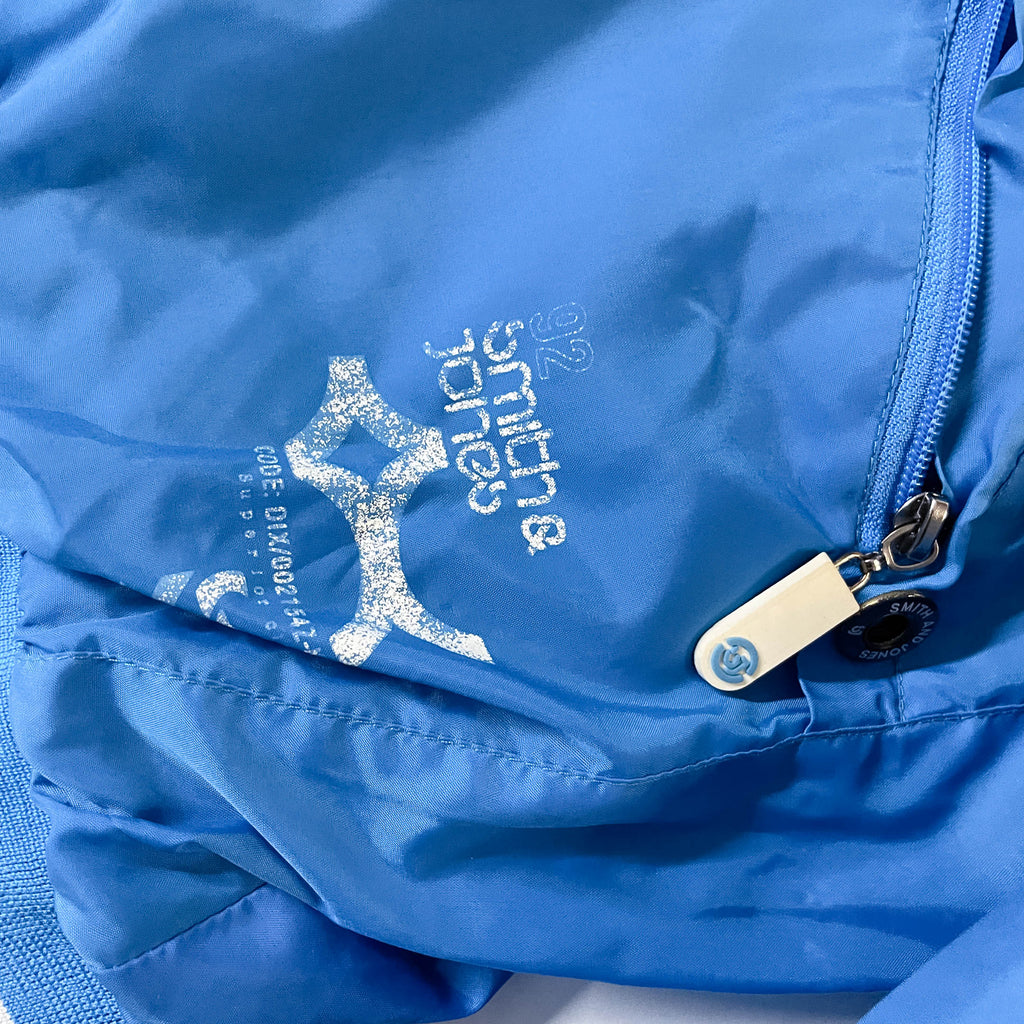 Vintage Smith & Jones Blue Windbreaker Men's Medium Full Zip Jacket