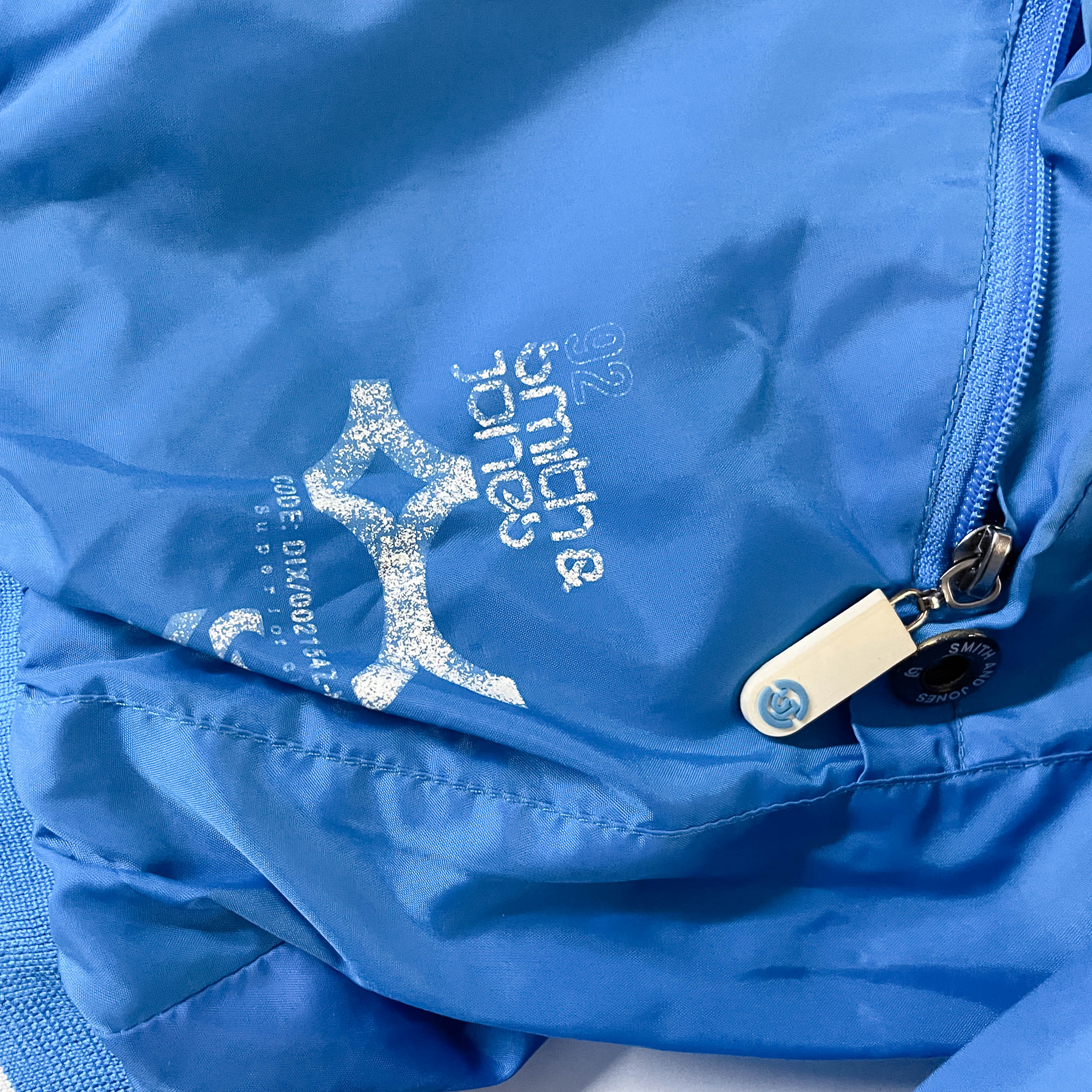 Vintage Smith & Jones Blue Windbreaker Men's Medium Full Zip Jacket