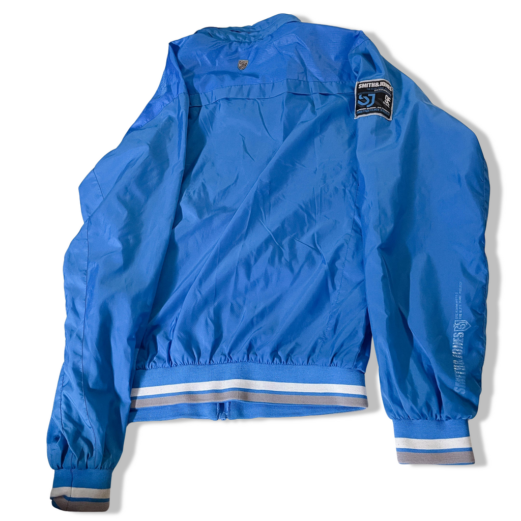 Vintage Smith & Jones Blue Windbreaker Men's Medium Full Zip Jacket