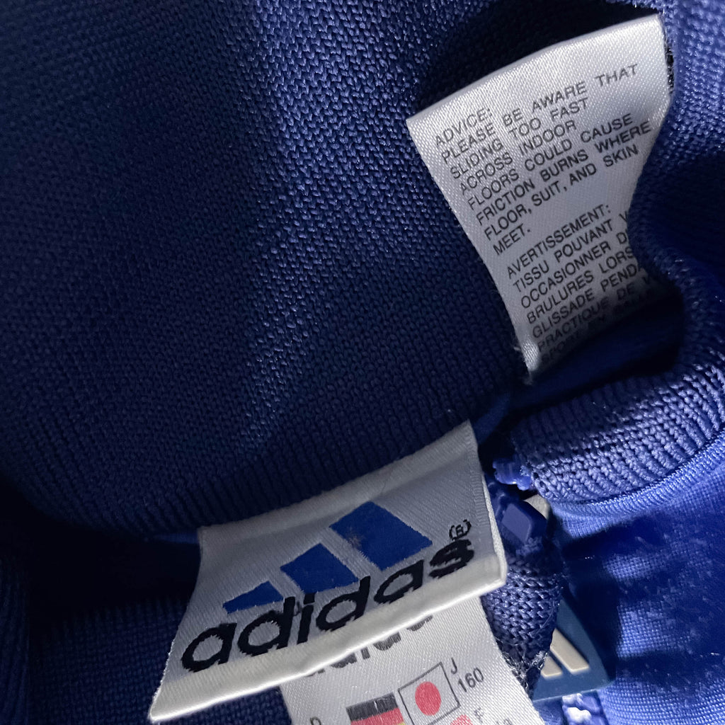Vintage 90's Adidas windbreaker blue sport large womens jacket
