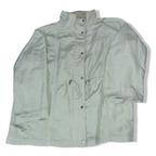 Vintage Mystify Women's Mint Green Waterproof High Neck Jacket in XL