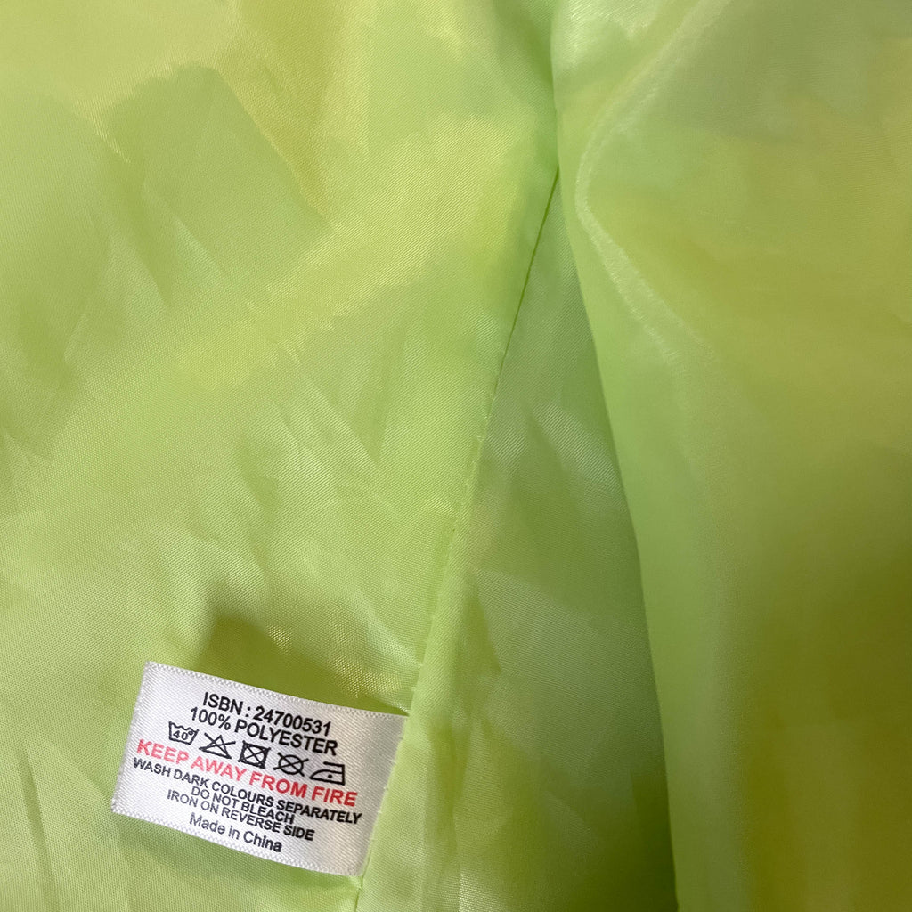 Vintage Mystify Women's Mint Green Waterproof High Neck Jacket in XL