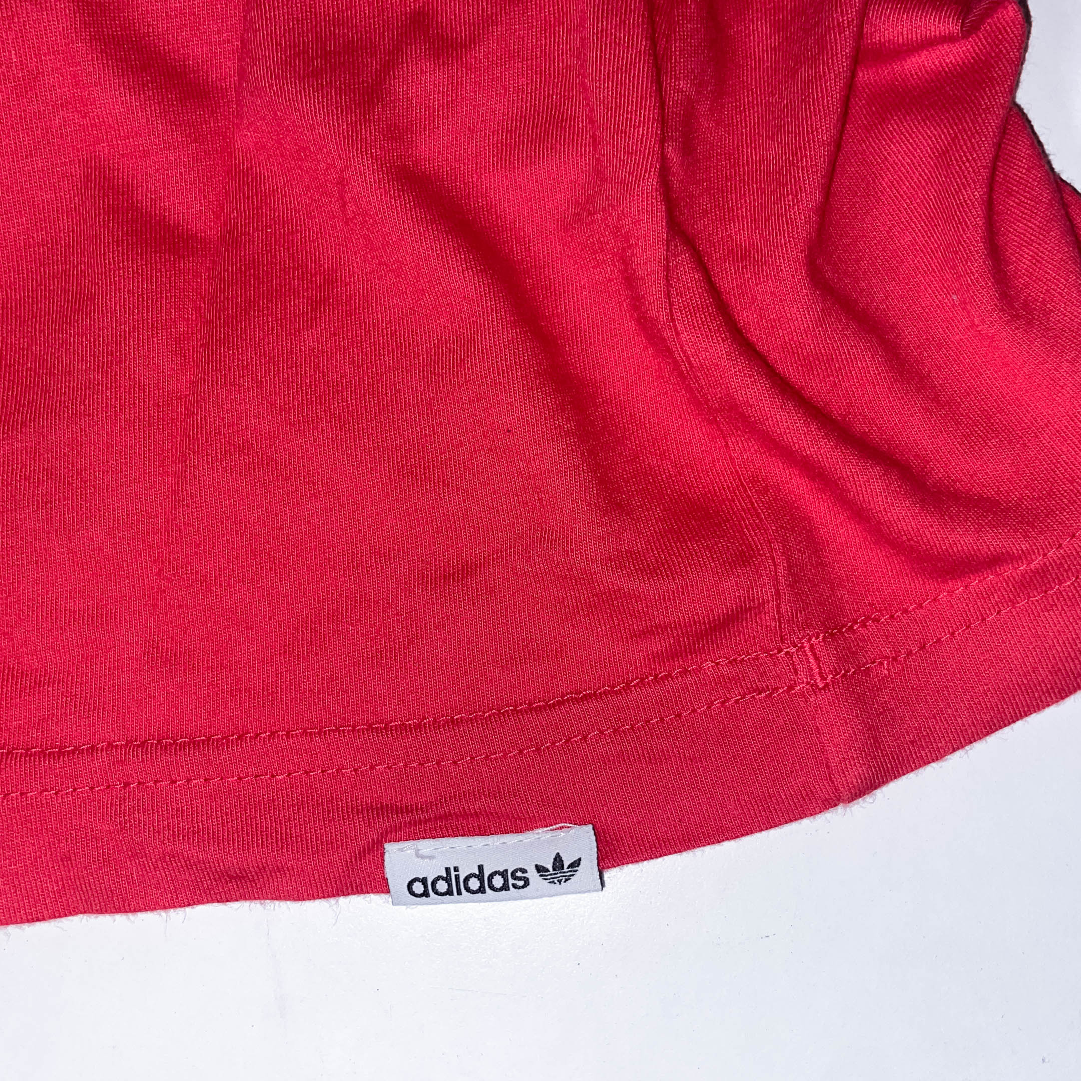 Vintage Men's Adidas Originals Trefoil T-shirt Size XL Red