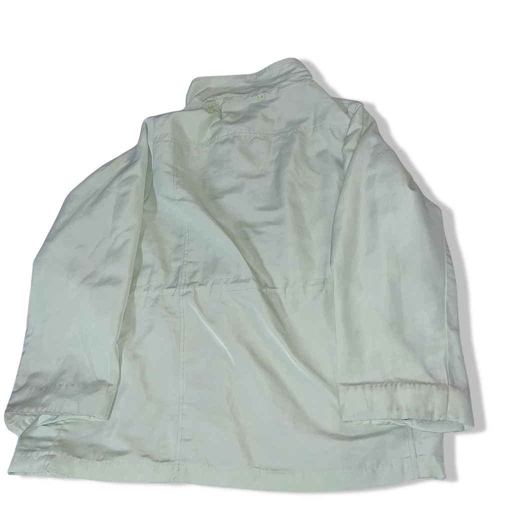 Vintage Mystify Women's Mint Green Waterproof High Neck Jacket in XL