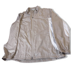 Vintage 4 Sports Cream Windbreaker Full Zip Track Top in XL