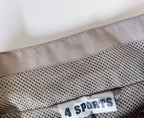 Vintage 4 Sports Cream Windbreaker Full Zip Track Top in XL