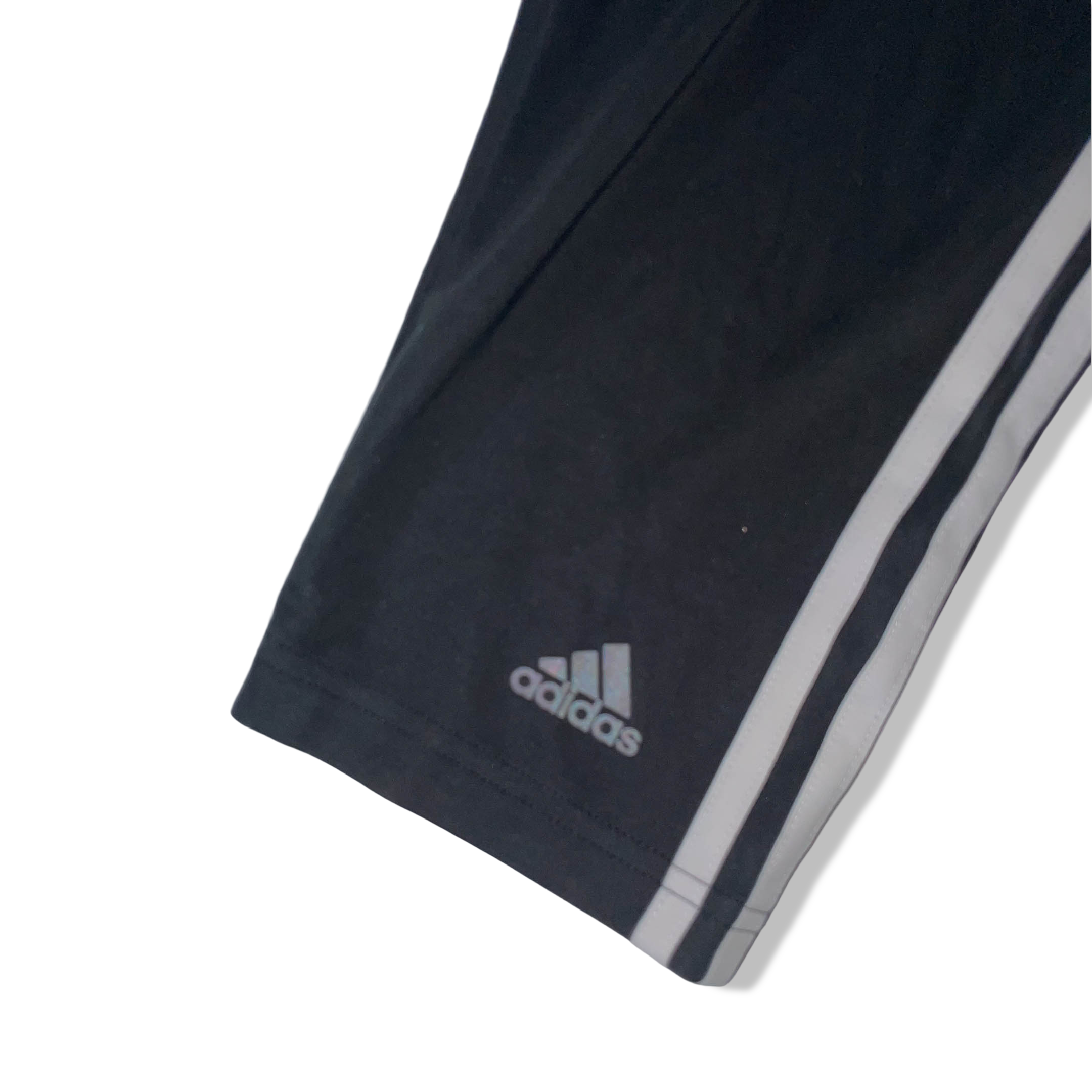 Vintage Black Adidas Climalite 3 stripe mens sweat pant in M| SKU 3712| L18 W 28