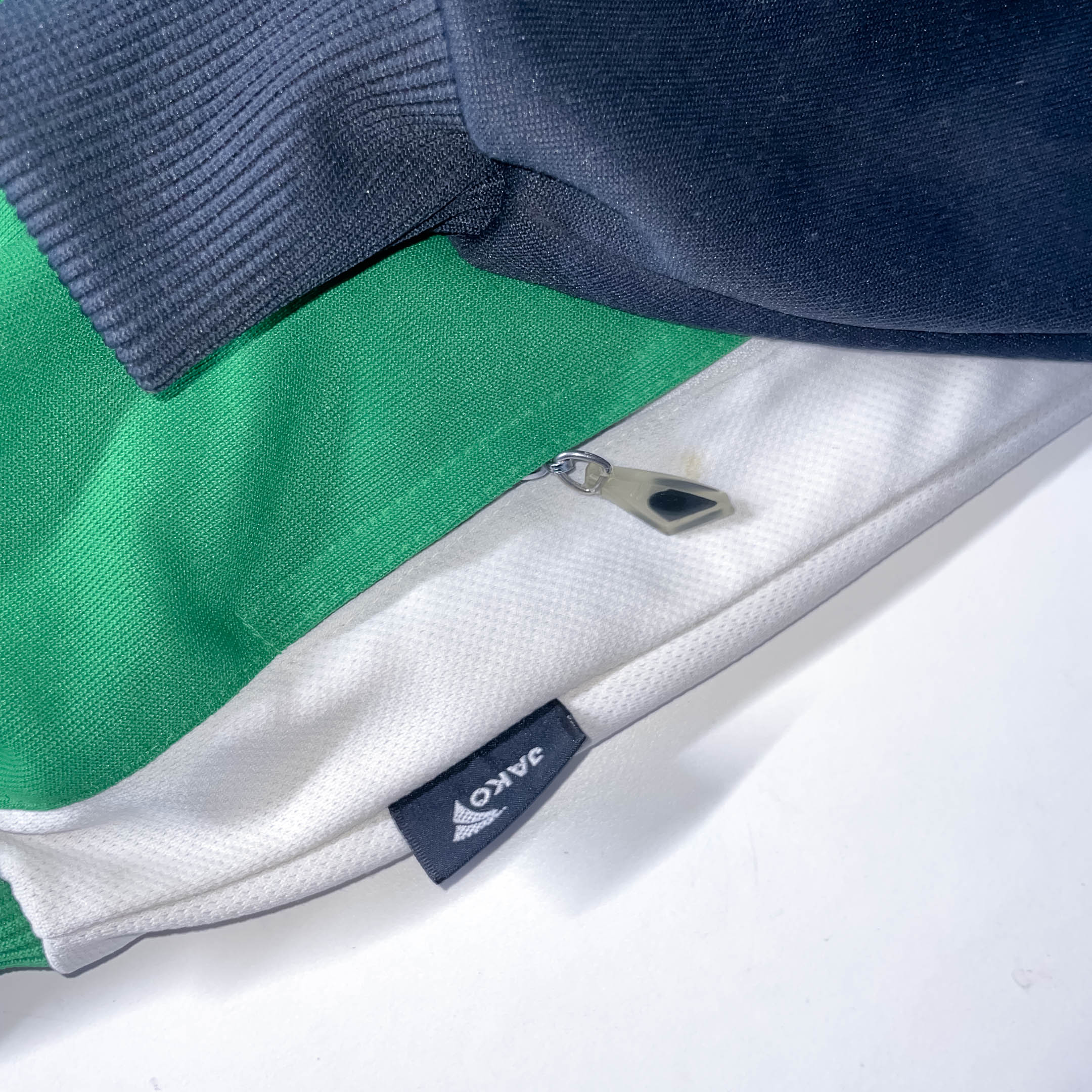 Vintage Jako 21 Green full zip sport windbreaker jacket M