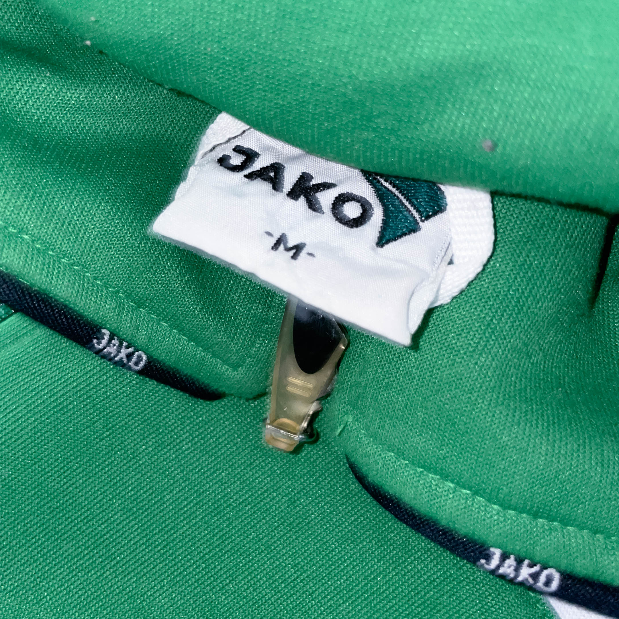 Vintage Jako 21 Green full zip sport windbreaker jacket M