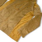 Vintage womens mustard yellow full zip icebreaker high neck jacket in M