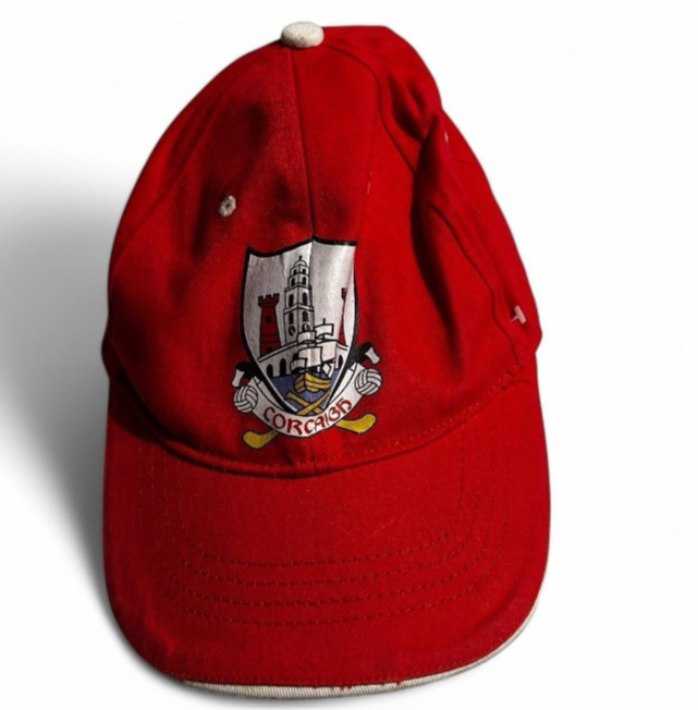 VINTAGE MEN Red Cork GAA OFFICIAL ALL IRELAND  BASEBALL CAPS  SKU 6778