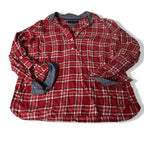 VINTAGE TOMMY HILFIGER WOMENS SHIRT UK 14 RED CHECK COTTON in M|L25W18|SKU 5452