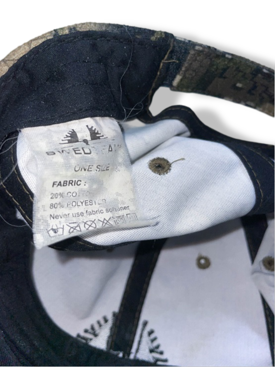 Vintage Swedteam brown Camouflage baseball Cap| SKU 4891