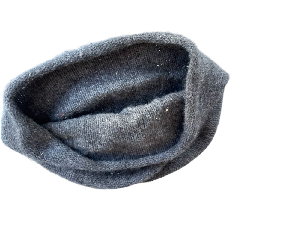 Vintage grey beanie hat| SKU 4354