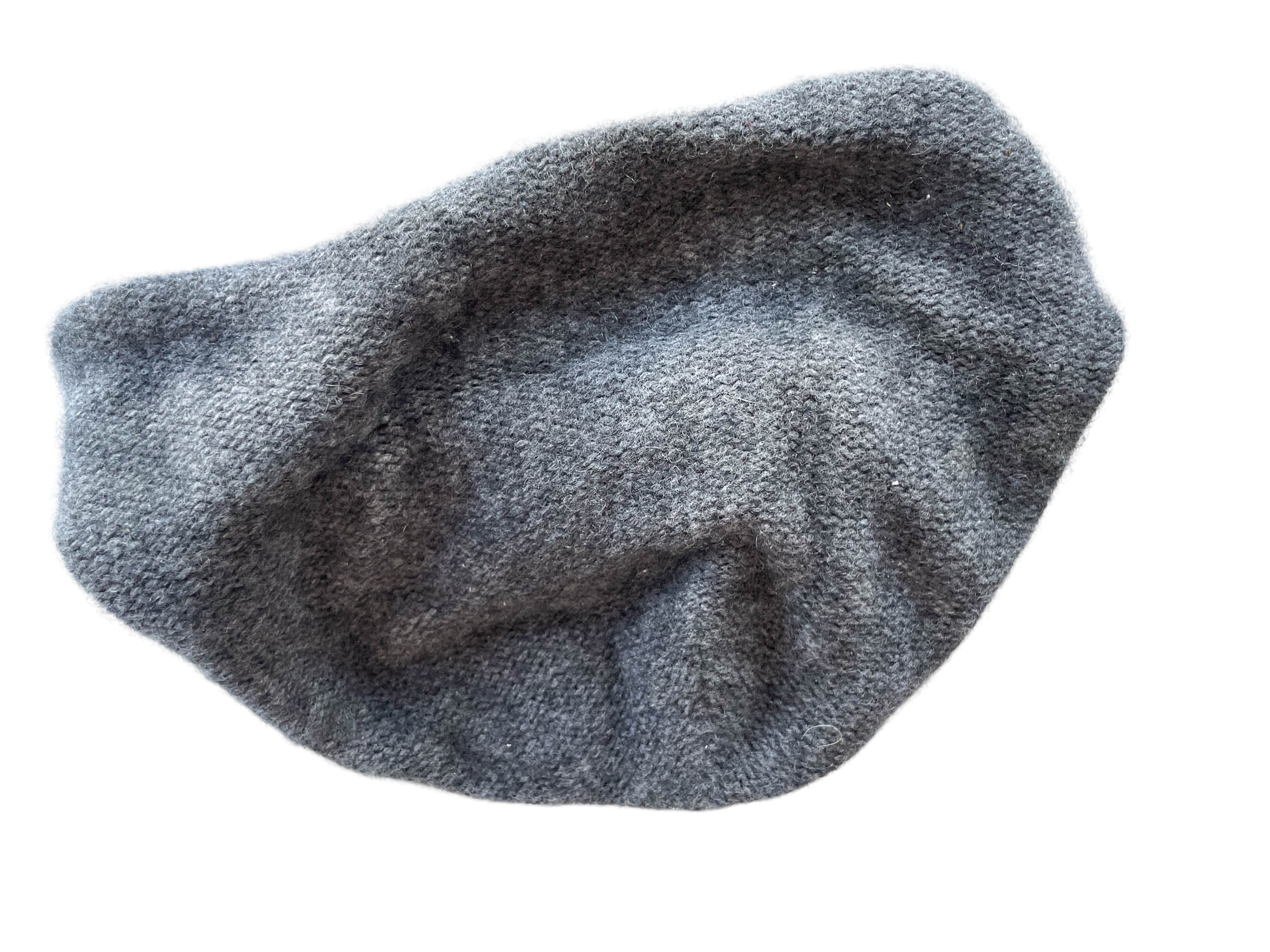 Vintage Grey Beanie, Sleek Knitted Cap | SKU 4354