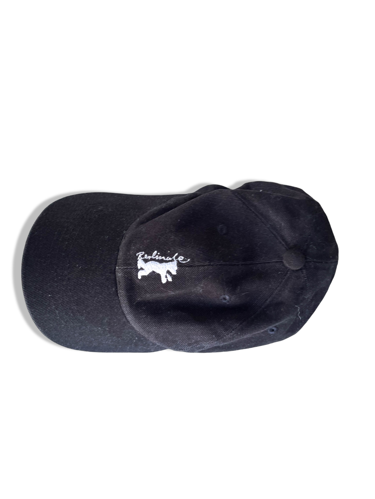 Vintage Berlinda elephant cub crest black baseball cap|SKU 4360