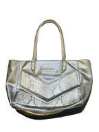 90s Stunning vintage Valentino silver tote Handbag SKU 4074.