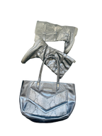 90s Stunning vintage Valentino silver tote Handbag SKU 4074.